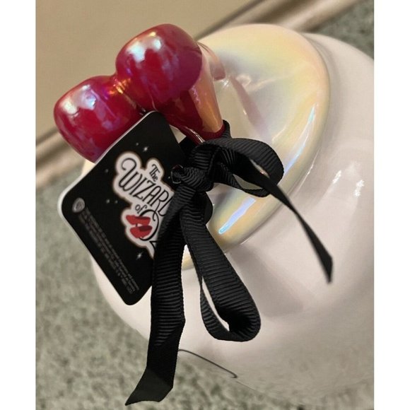 RAE DUNN WIZARD OF OZ THERE'S NO PLACE LIKE HOME CANISTER RUBY SLIPPERS NEW - Picture 7 of 7